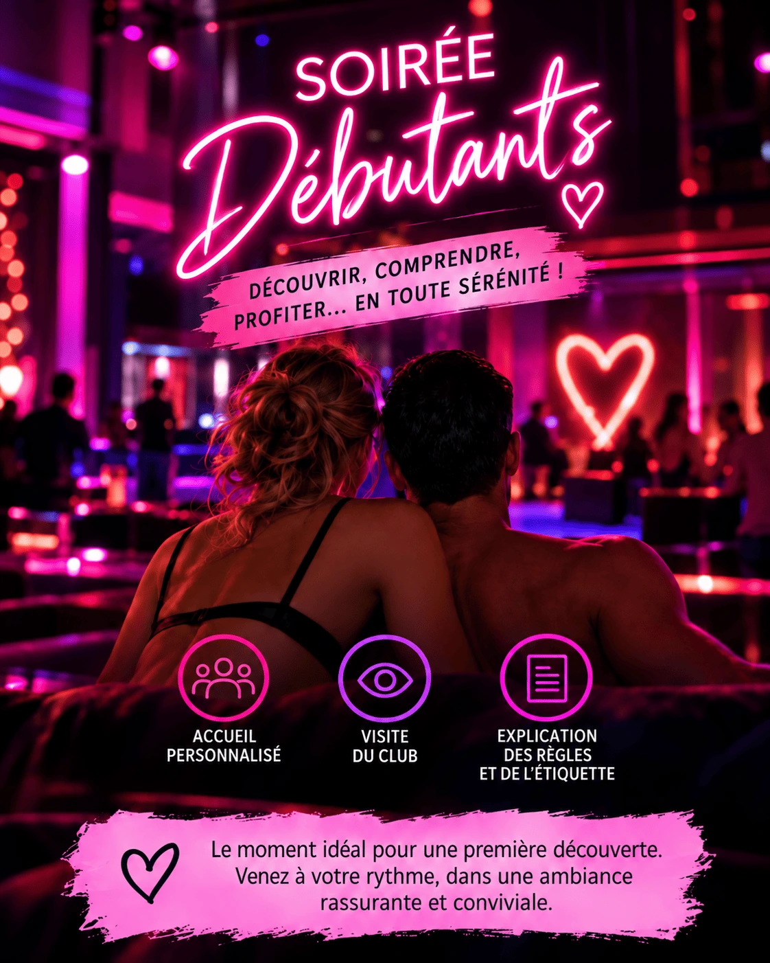 ✨ SOIRÉE DÉBUTANTS – LE DÉLICE CLUB ✨